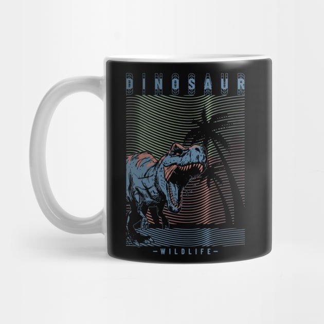 Dino Retro: Prehistoric Style with a Modern Twist by WorldDinosaurs